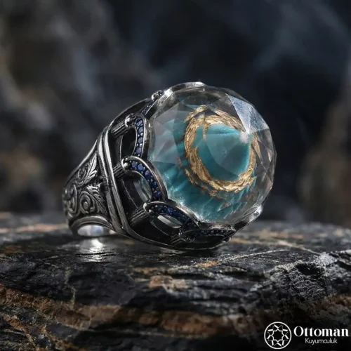 Mevlana Model Gümüş Erkek Yüzük