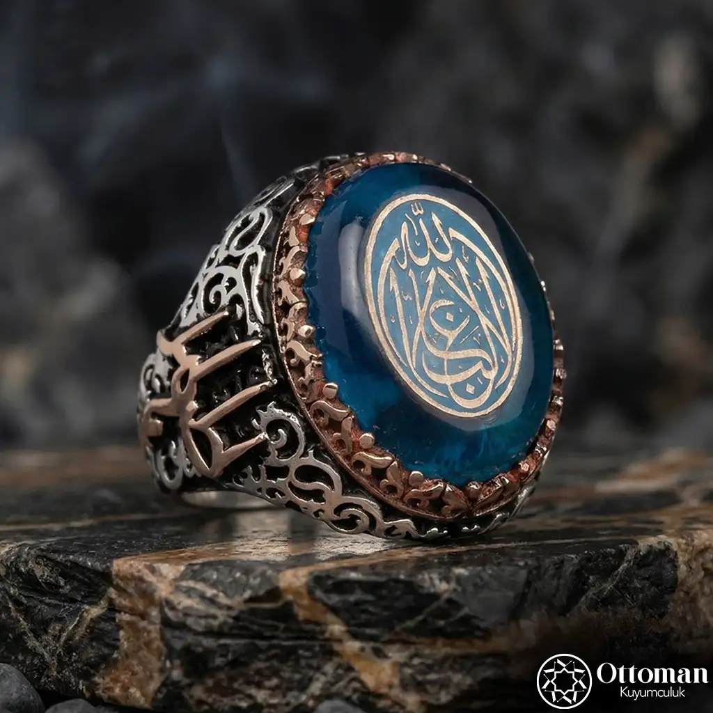 Nasihat Engraved Silver Men's Ring