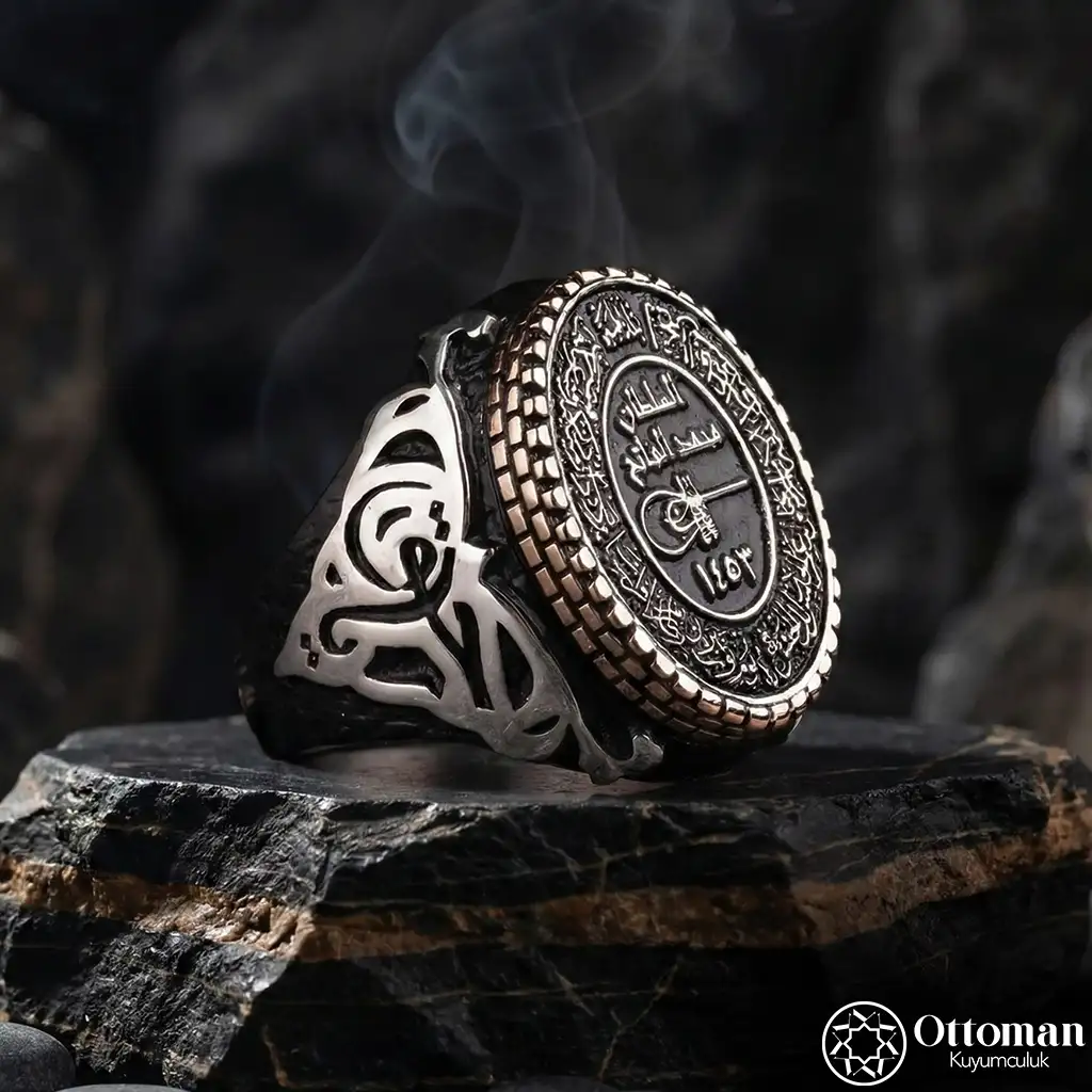Ecdat Silver Men's Ring