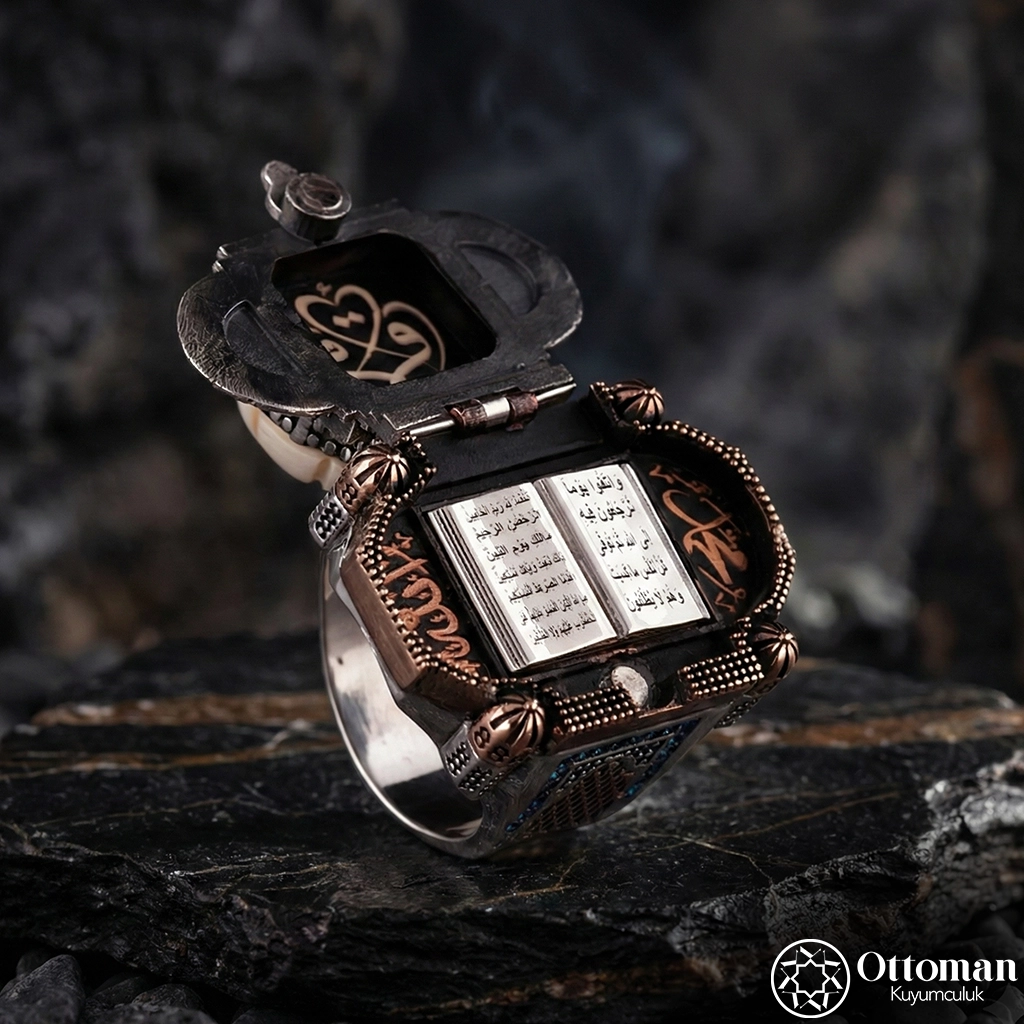 İkra Camii Silver Men's Ring