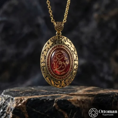 Vav Aşk Yeni Model Gümüş Kadın Kolye