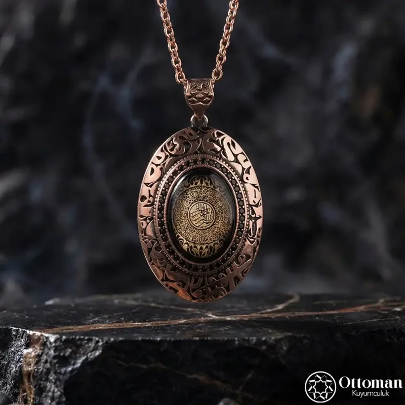 Vav İnşirah Model Gümüş Kadın Kolye