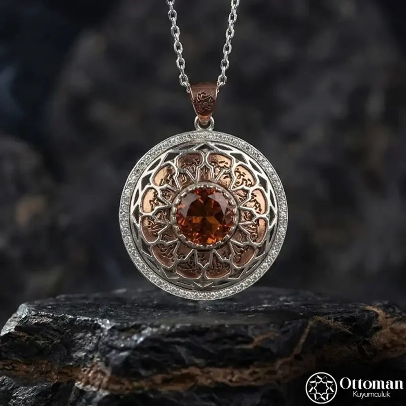 Zultanit Taşlı Gümüş Kadın Kolye