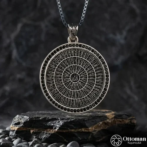 Esmaü'l Hüsna Model Gümüş Kadın Kolye