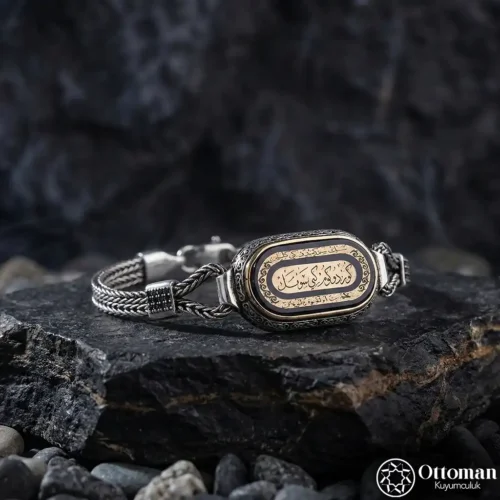 Kördüğüm Model Yeni Gümüş Erkek Bileklik