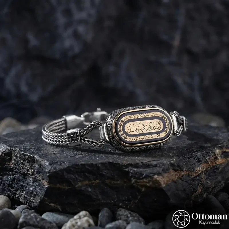 Kördüğüm Model Yeni Gümüş Erkek Bileklik