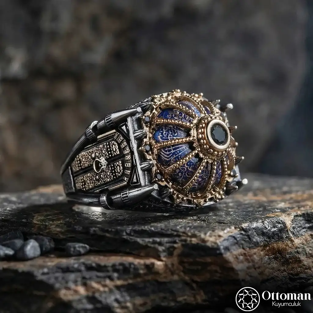 Camii Silver Men's Ring