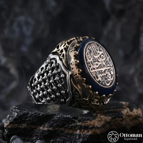 Zindan Model Özel Tasarım Gümüş Erkek Yüzük