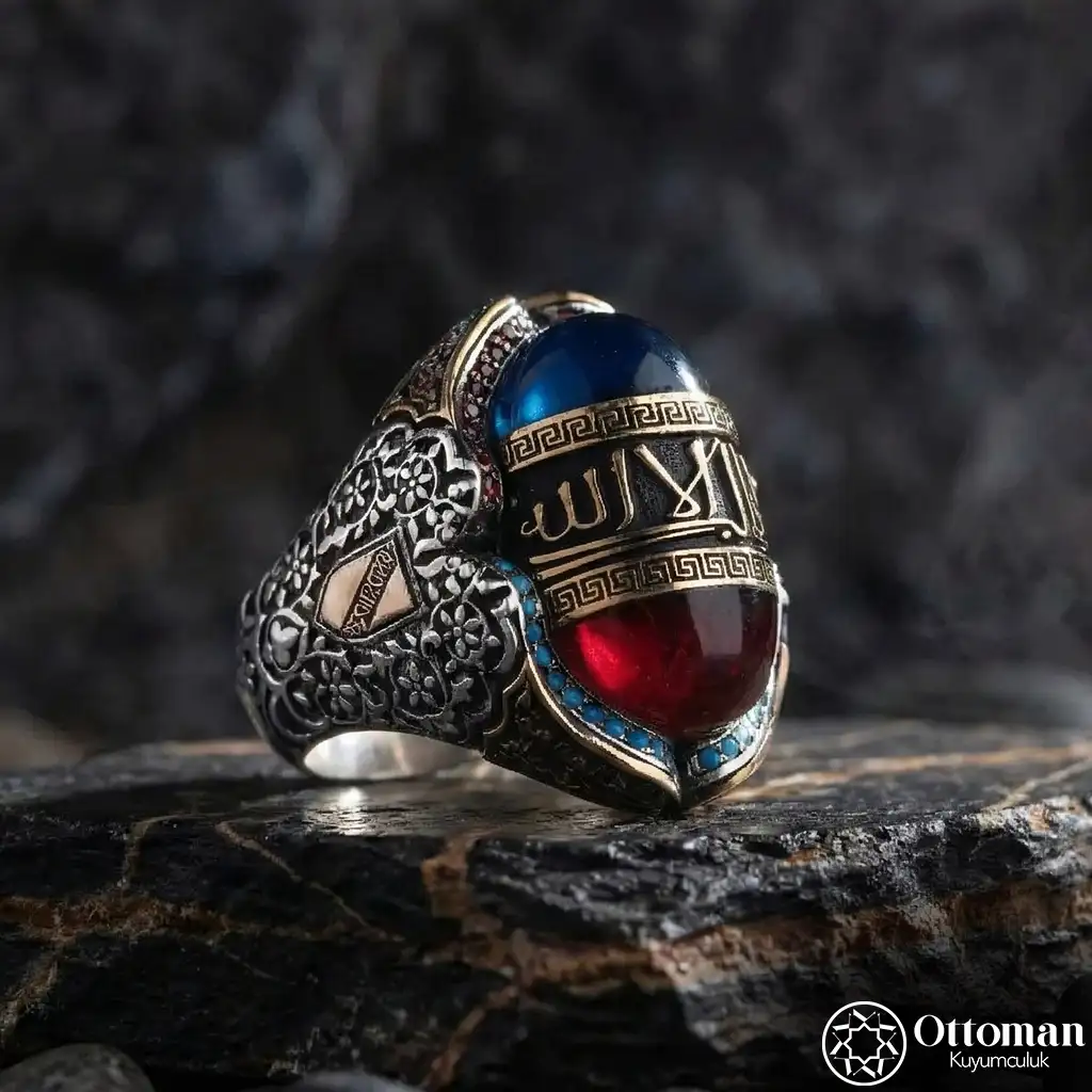 Endülüs Special Design Silver Men's Ring