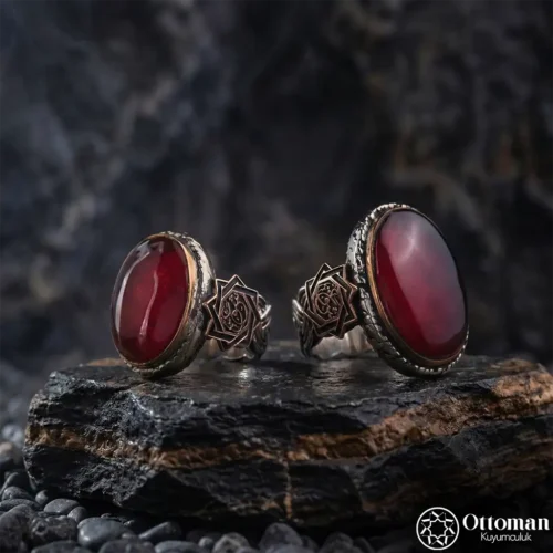 Özel Tasarım Gümüş Yüzük Set