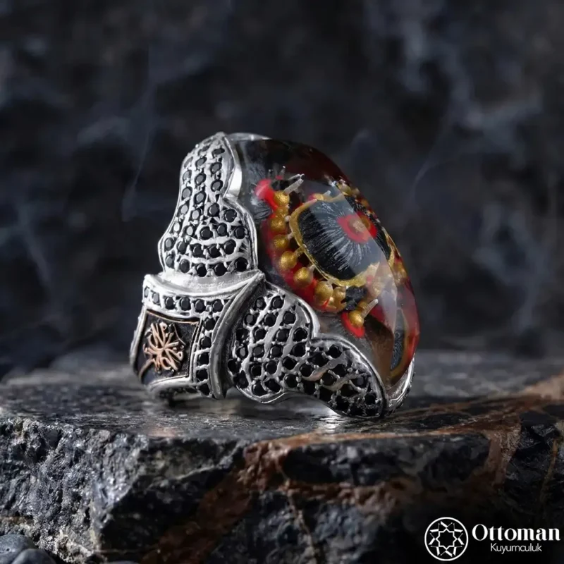 Selimiye Özel Tasarım Gümüş Erkek Yüzük