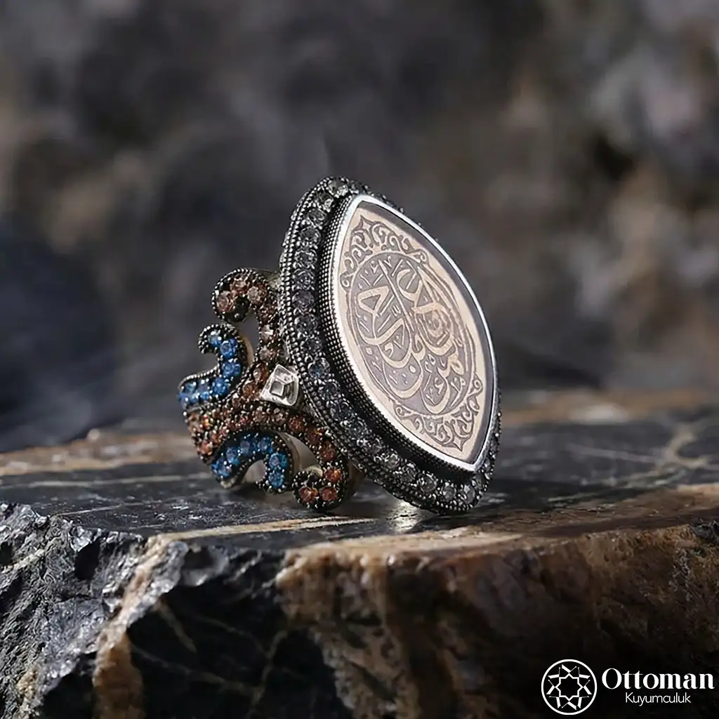 Kördüğüm Marquise Silver Women's Ring