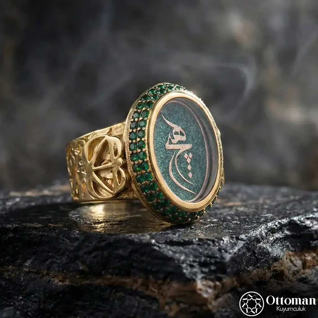 Engraved Silver Women's Ring