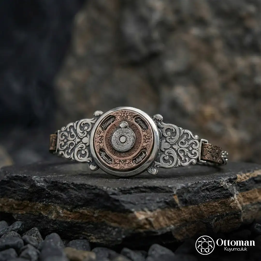 Dönmeli Silver Men's Bracelet