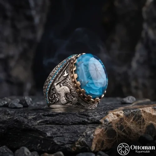 Fetih 1453 Ayasofya Model Gümüş Erkek Yüzük