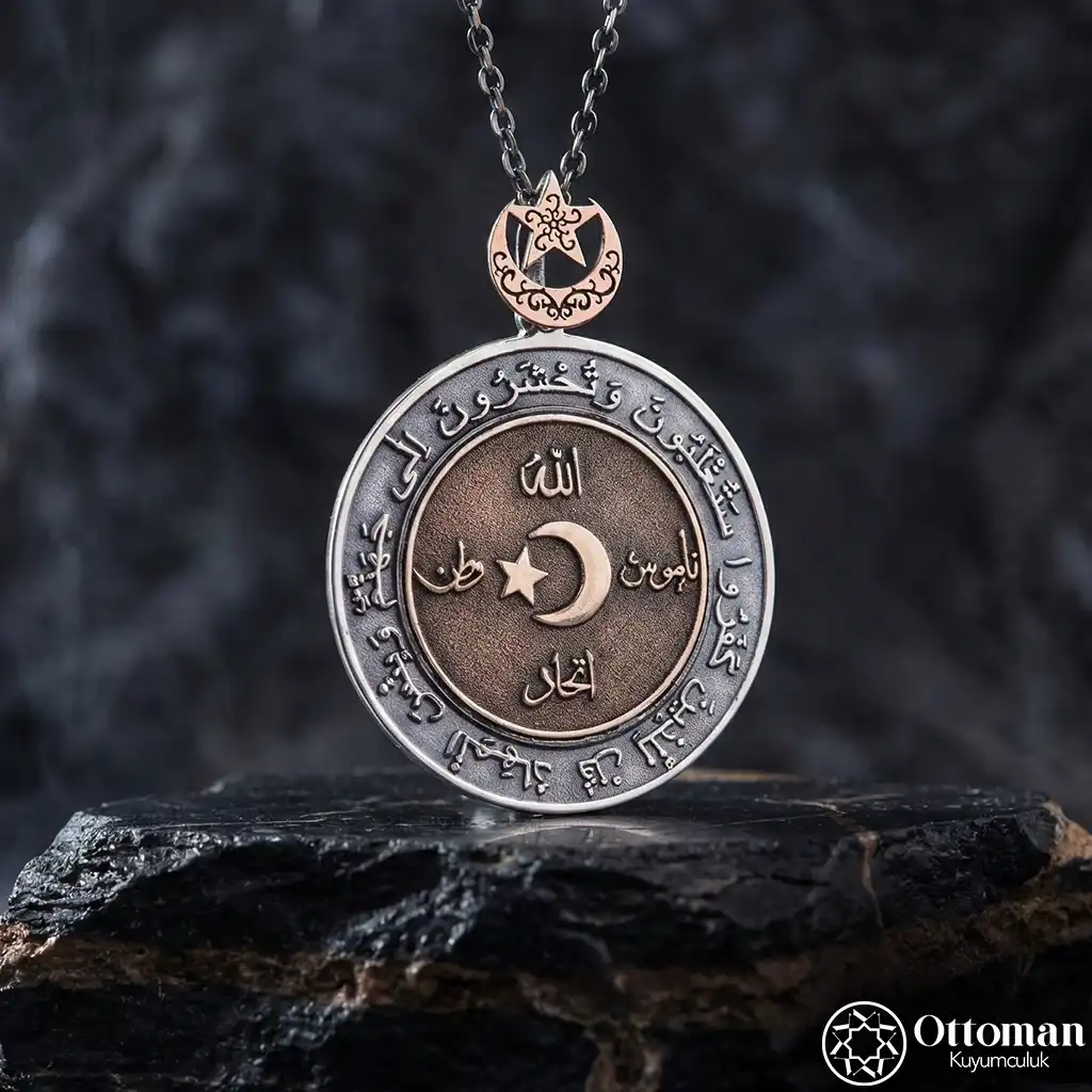 İtti̇hat & Terakki̇ Silver Necklace