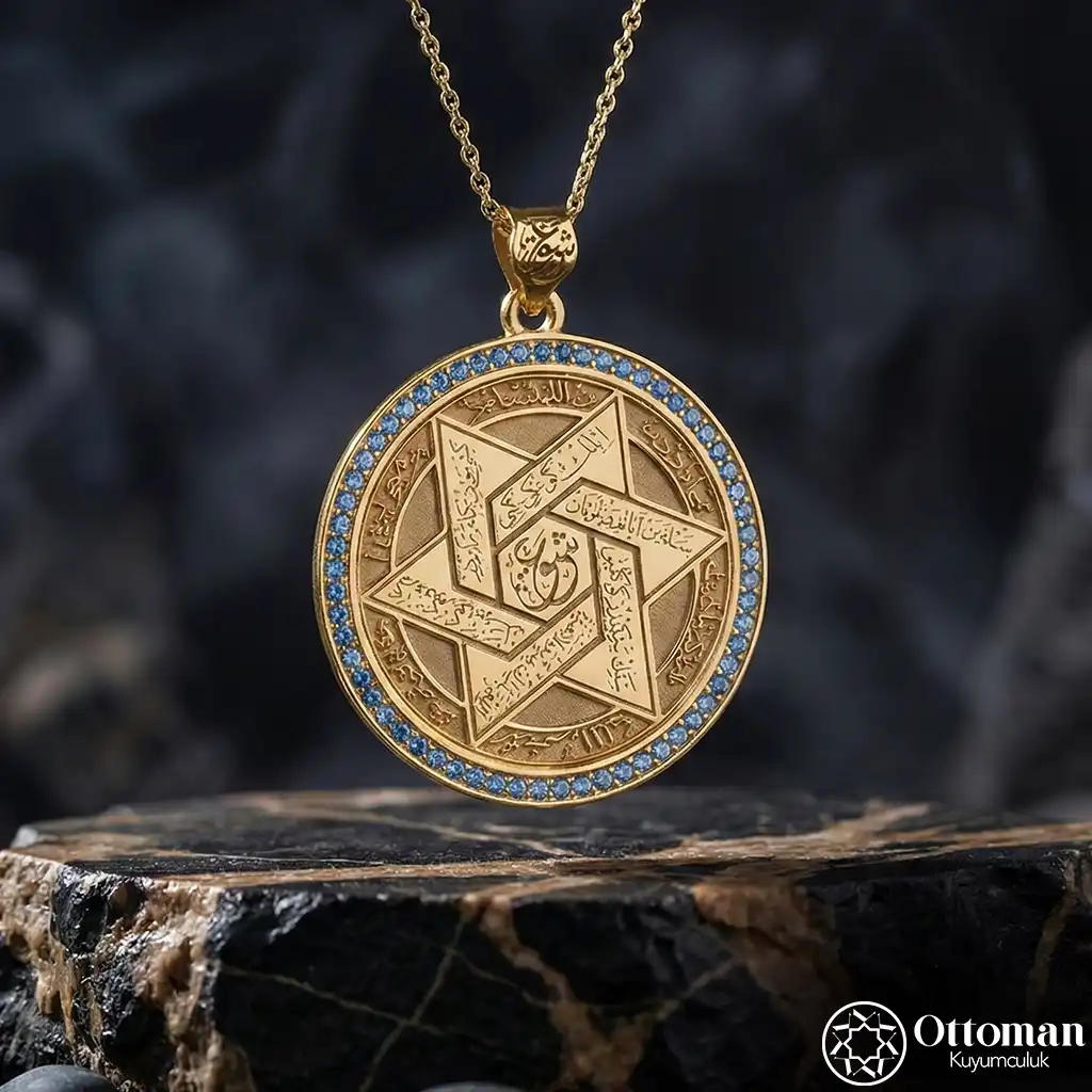 Mührü Aşk Eşlere Özel Gümüş Kadın Kolye