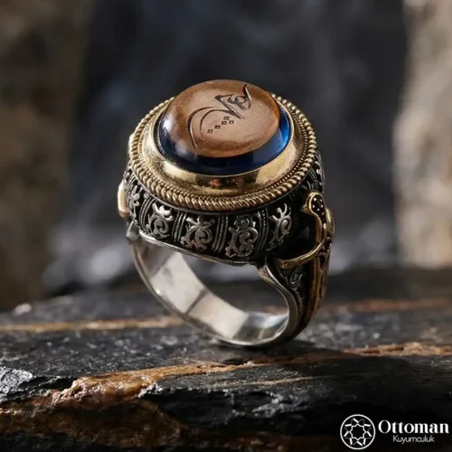 Efsünkar Model Gümüş Erkek Yüzük