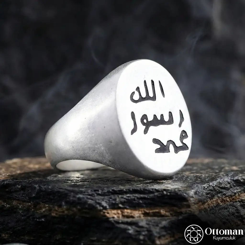 Peygamber Mührü Silver Men's Ring