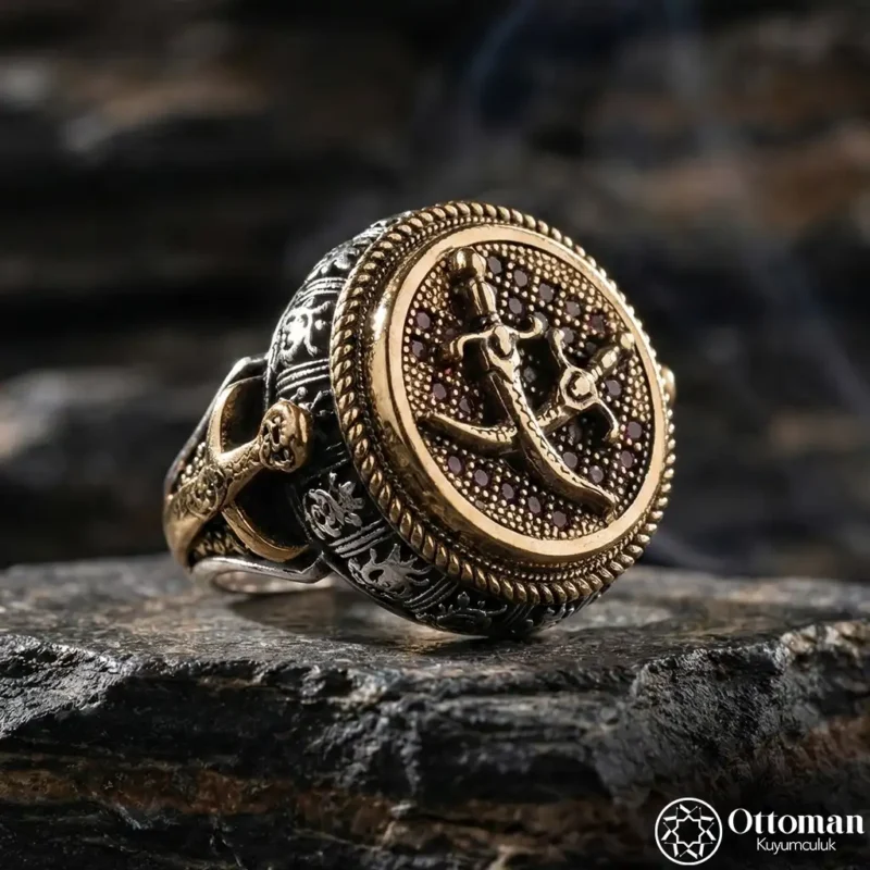 Efsunkar Model Gümüş Erkek Yüzük