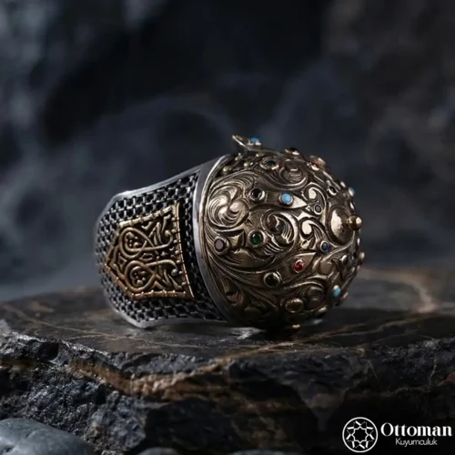 Muhafaza Ayasofya Model Gümüş Erkek Yüzük