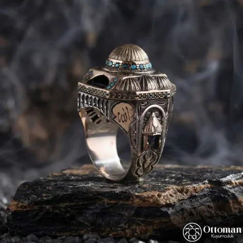 Ayasofya Model Gümüş Erkek Yüzük