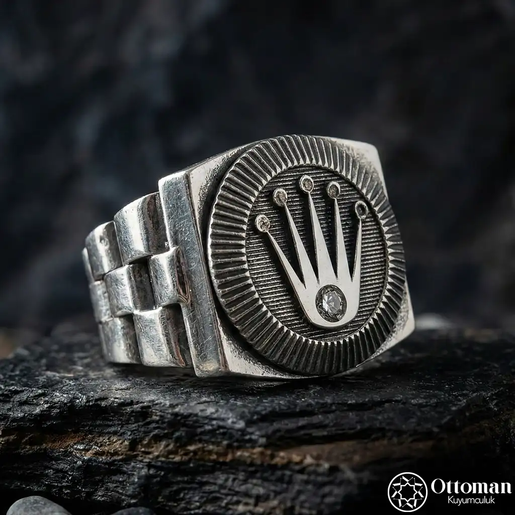 RL Design Silver Men's Ring