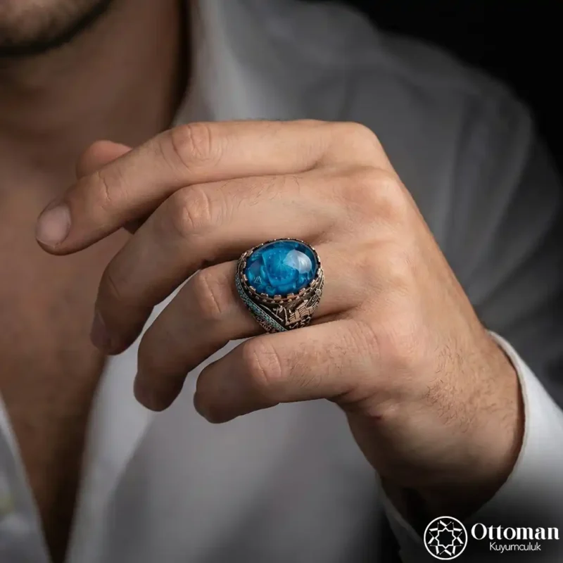 Fetih 1453 Ayasofya Model Gümüş Erkek Yüzük