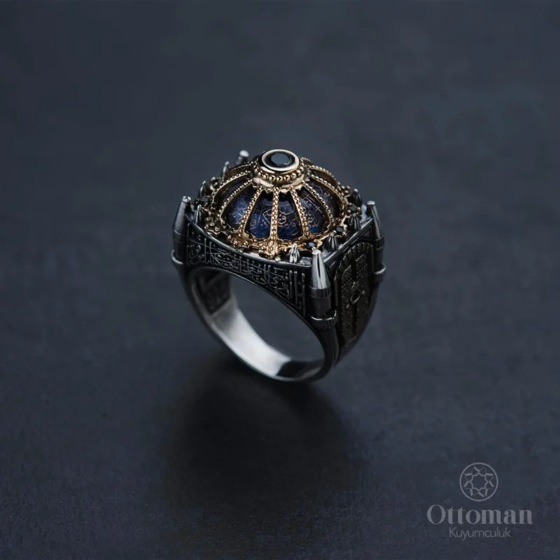 Camii Model Gümüş Erkek Yüzük