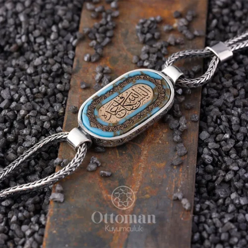 arizona-firuzesi-bileklik–96159 Arizona Firuzesi Taşlı Gümüş Kadın Bileklik