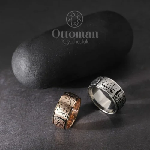 bombeli-gravur-alyans-d-28b7 Bombeli Gravürlü Gümüş Alyans Set
