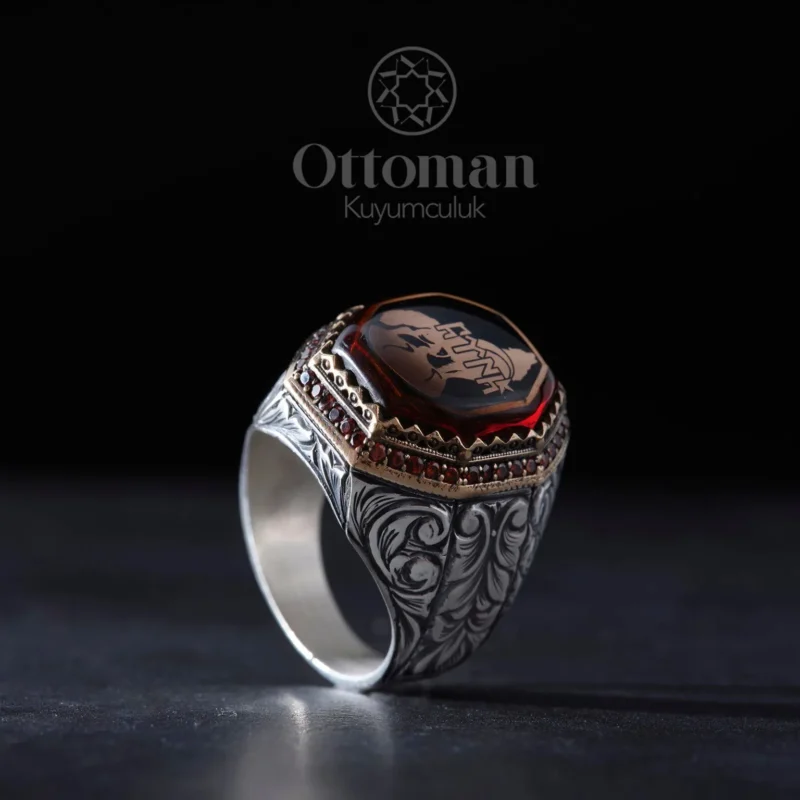 Bozkurt Tasarım Gümüş Erkek Yüzük