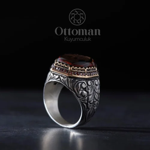 Bozkurt Tasarım Gümüş Erkek Yüzük