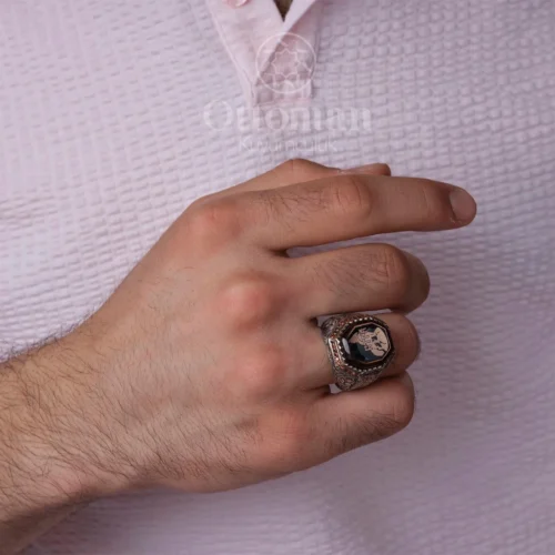 Bozkurt Tasarım Gümüş Erkek Yüzük