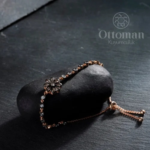 cicek-bayan-gumus-bileklik-2b6-31 Çiçek Model Gümüş Kadın Bileklik