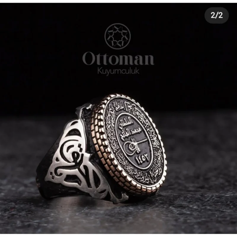 Ecdat Model Gümüş Erkek Yüzük