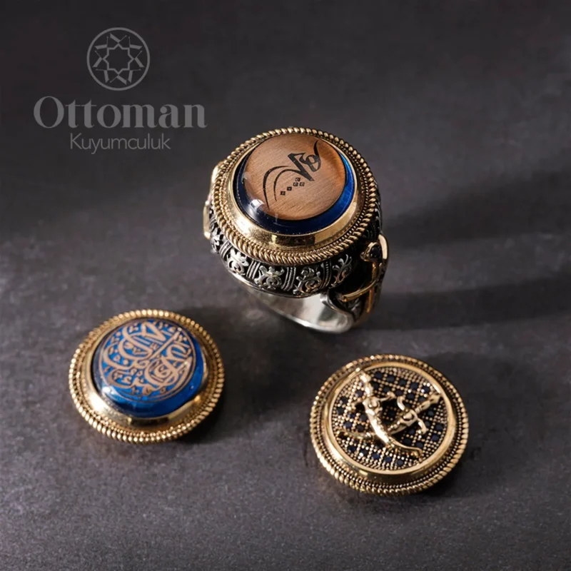 Efsünkar Model Gümüş Erkek Yüzük