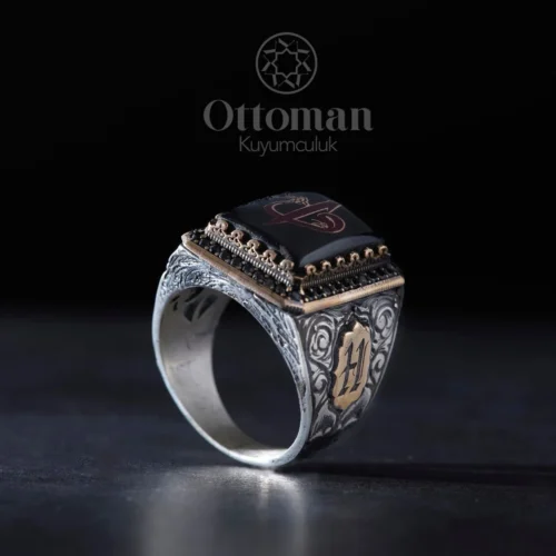 Elif Vavlı Gümüş Erkek Yüzük