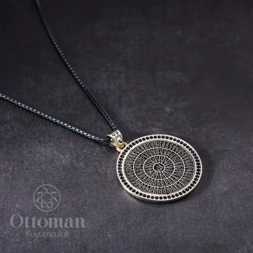 Esmaü'l Hüsna Model Gümüş Kadın Kolye