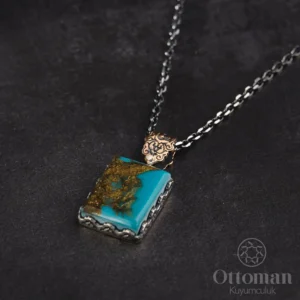 firuze-tasli-ozel-tasarim-orme-3-lu-se-594c7f Fi̇ruze Taşlı Gümüş Örme Üçlü Set