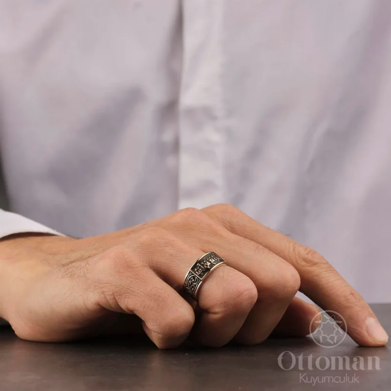 gravur-desenli-gumus-alyans-yuzuk-fe02-d Gravür Desenli̇ Gümüş Alyans Yüzük