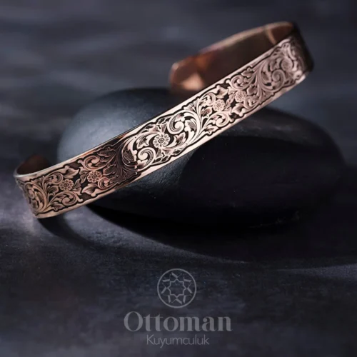 gravur-desenli-gumus-bileklik-cb3-94 Gravür Desenli Gümüş Erkek Bileklik