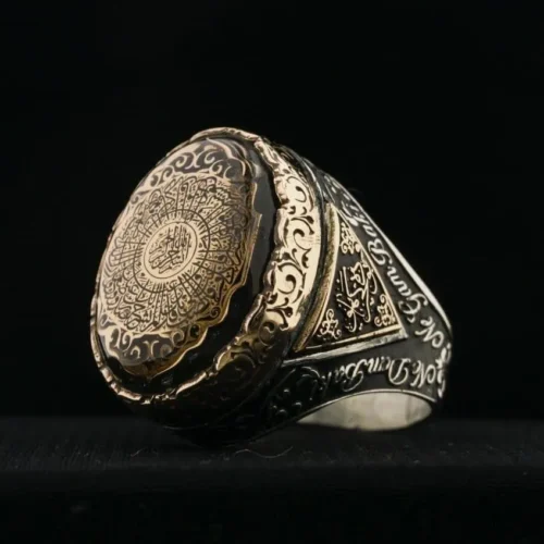 insirah-sureli-gumus-erkek-yuzuk-b-316a İnşirah Suresi Yazılı Gümüş Erkek Yüzük