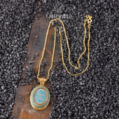 İsimli Gümüş Kadın Kolye