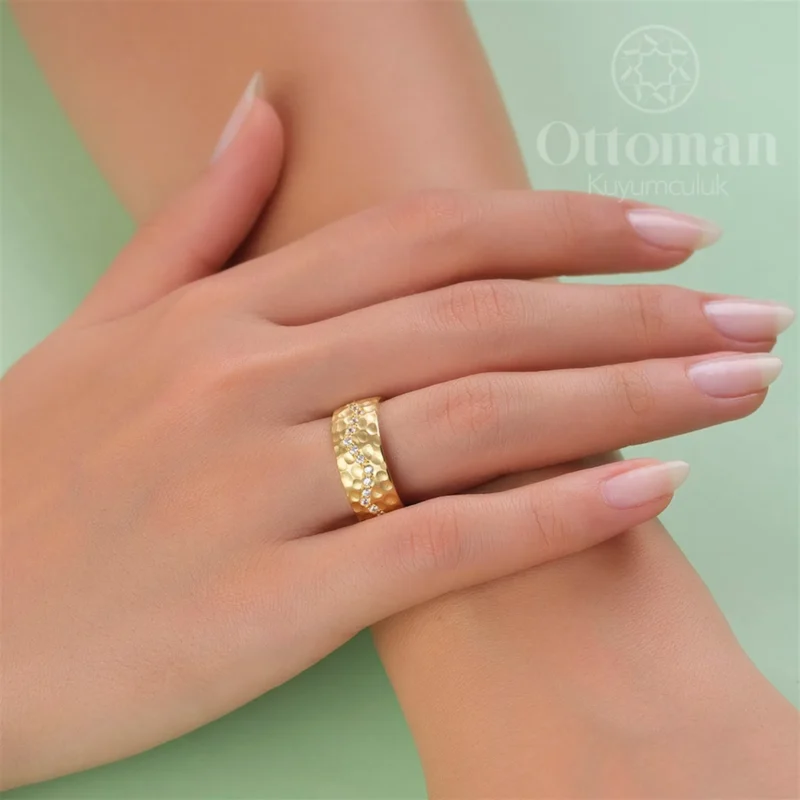 İyi Günde Kötü Günde Yazılı Gümüş Alyans Set