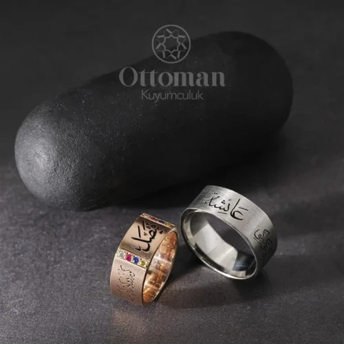 kare-yeni-alyans-modeli-1-4dac Kare Yeni Model Gümüş Alyans Set