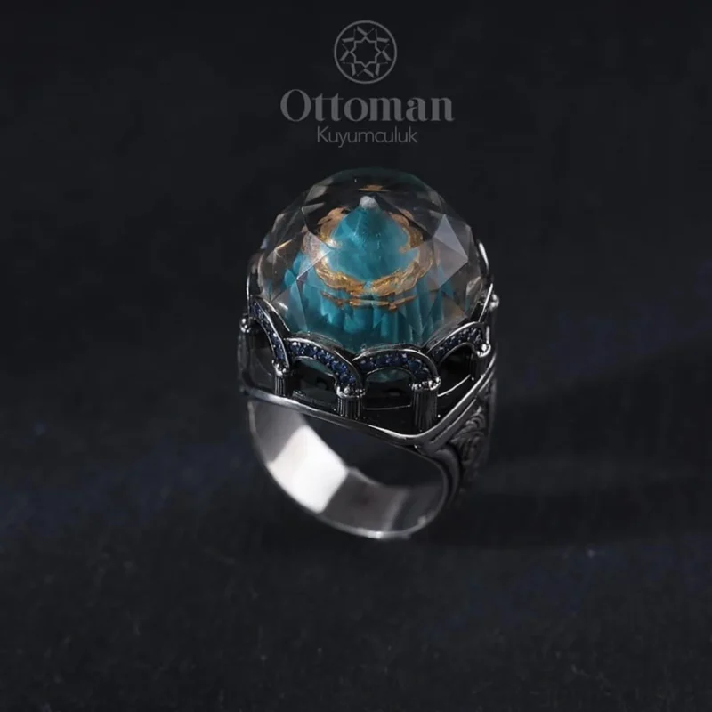 Mevlana Model Gümüş Erkek Yüzük