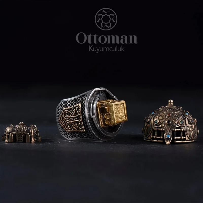 Muhafaza Ayasofya Model Gümüş Erkek Yüzük