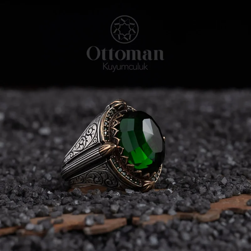 Ne Gam Baki Ne Dem Baki Yazılı Gümüş Erkek Yüzük