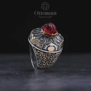 Otağ Model Gümüş Erkek Yüzük